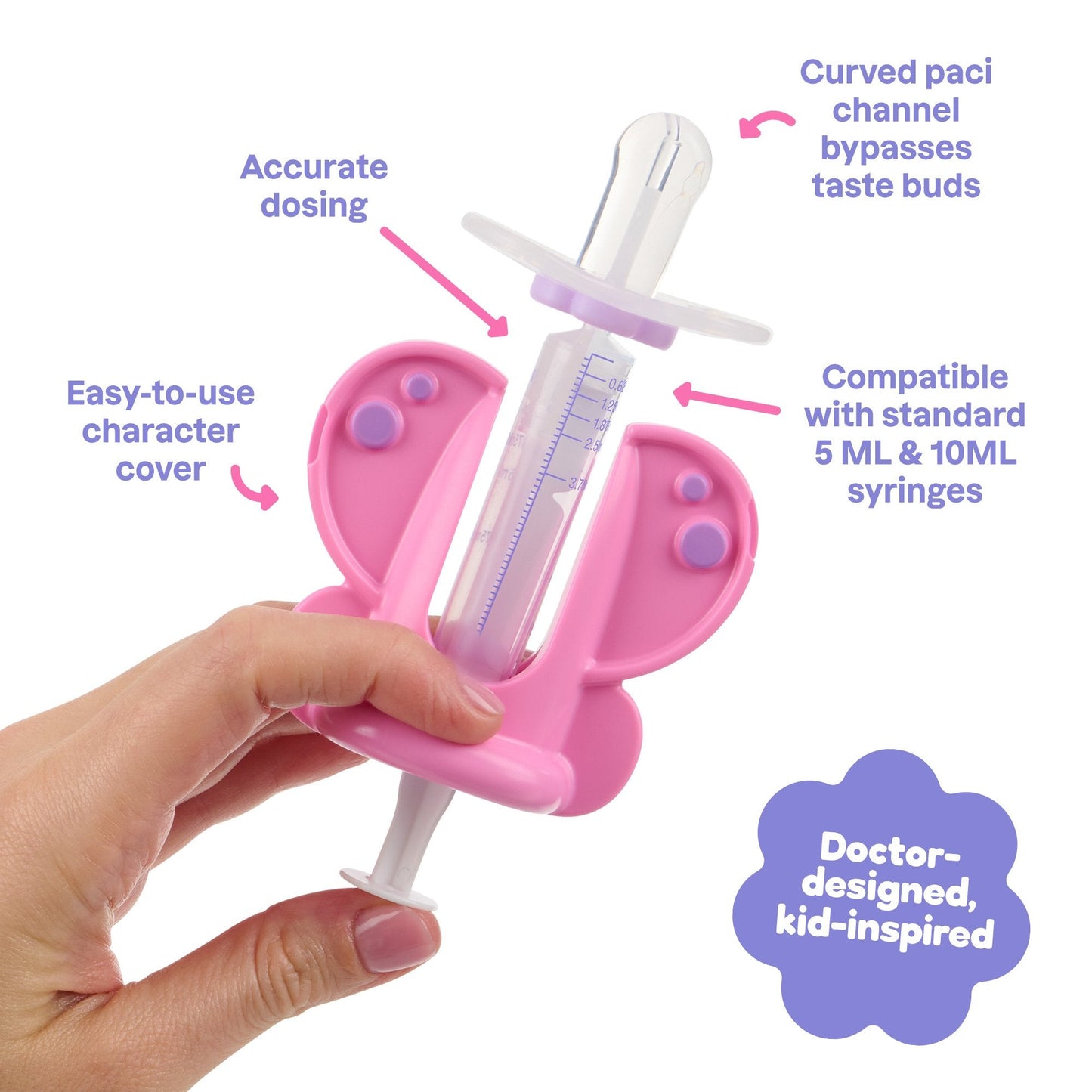 Medicine Buddy™ Butterfly Medication Dispenser for Infants, Babies & Toddlers 1012
