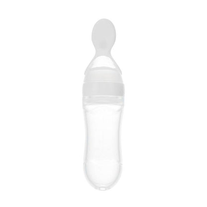 New Modern Baby Bottle  Spoon Feeder Dropper Silicone Spoons for Feeding Medicine Kids Toddler Cutlery Utensils Children Accessories Newborn Bottle Spoon Ideal For Travel